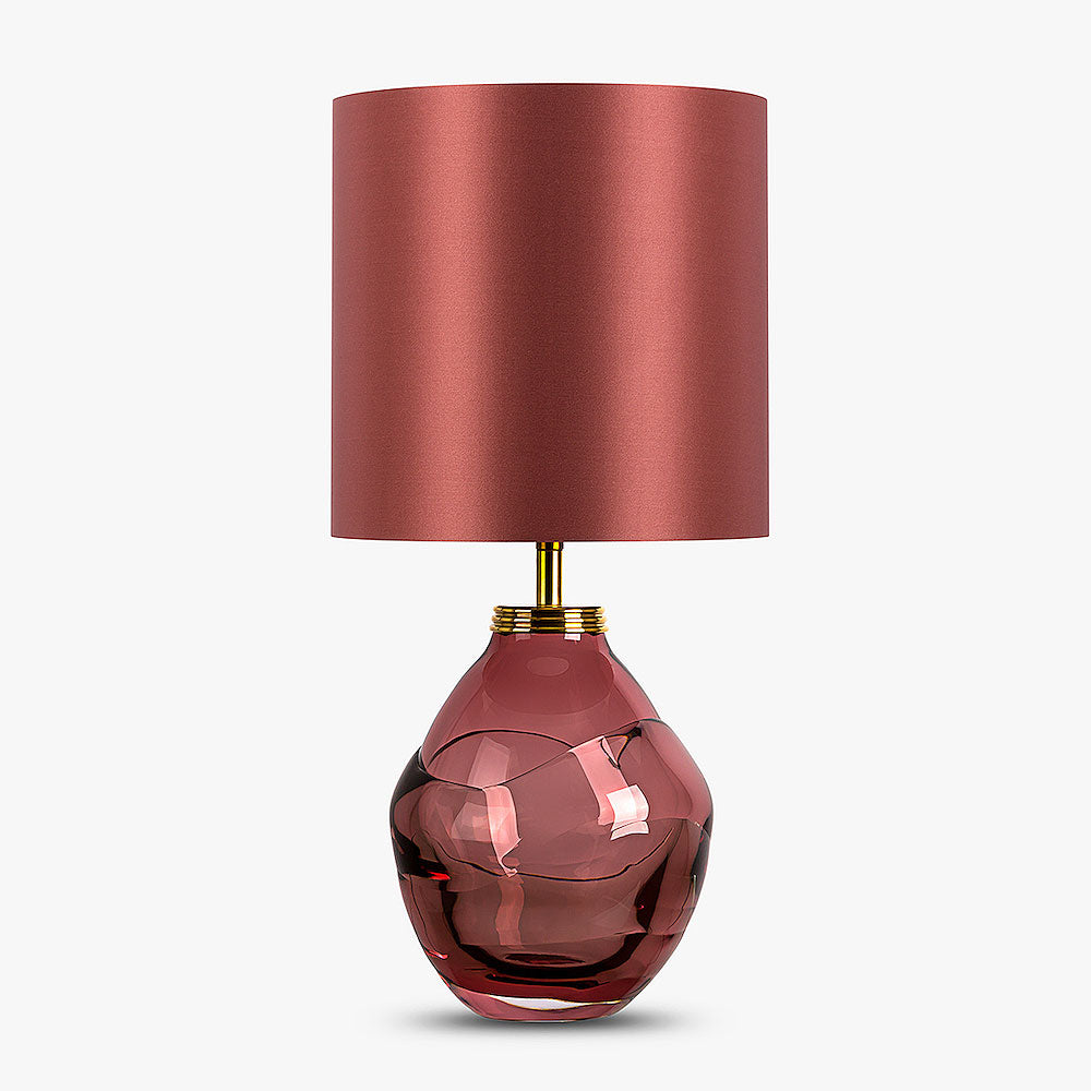 Acorn Lamp in Pale Augergine