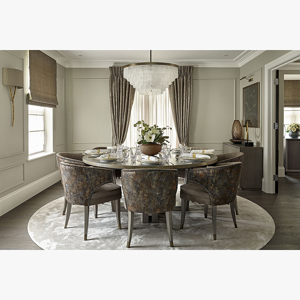 Savile Row Chandelier in Clear Hand-Carved Lucite