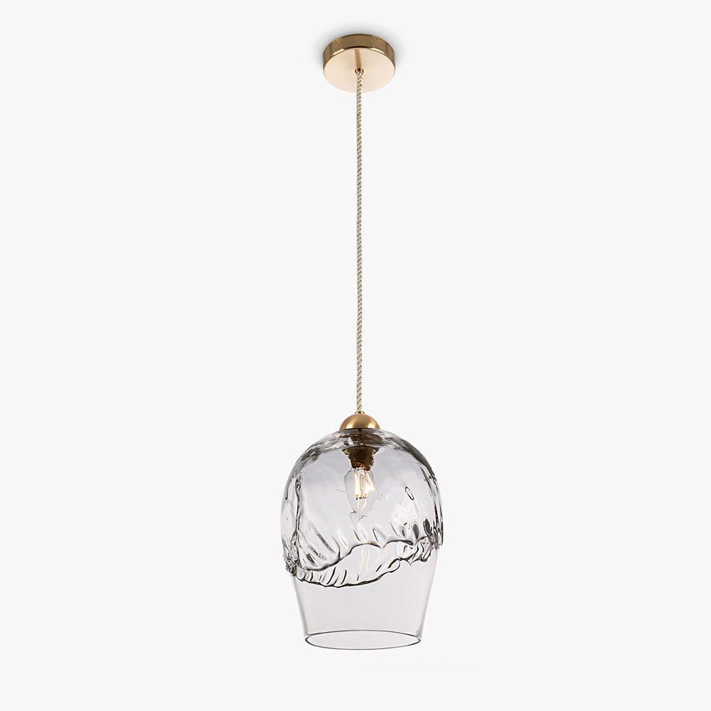 Crest Pendant in Clear