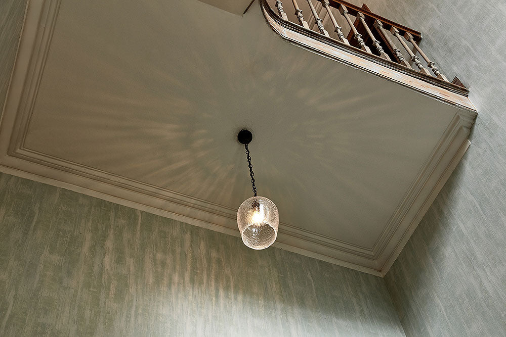 Rime Pendant in Old English Brass