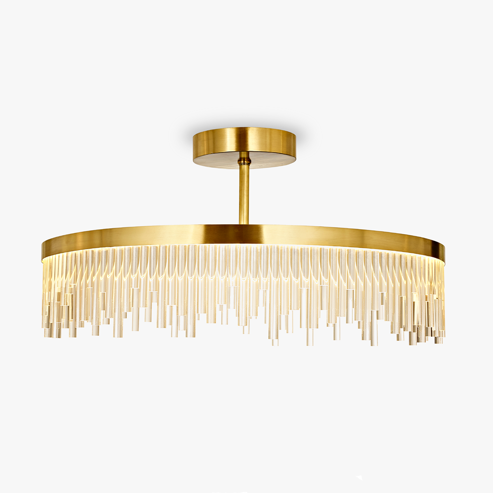 Belgrave Square Chandelier in Brushed Gold