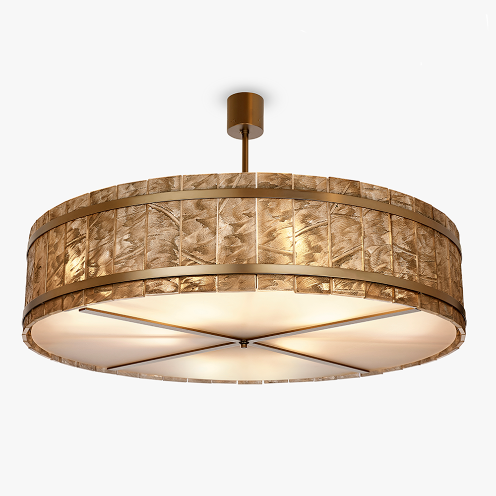 Dover Street Chandelier in Smoke