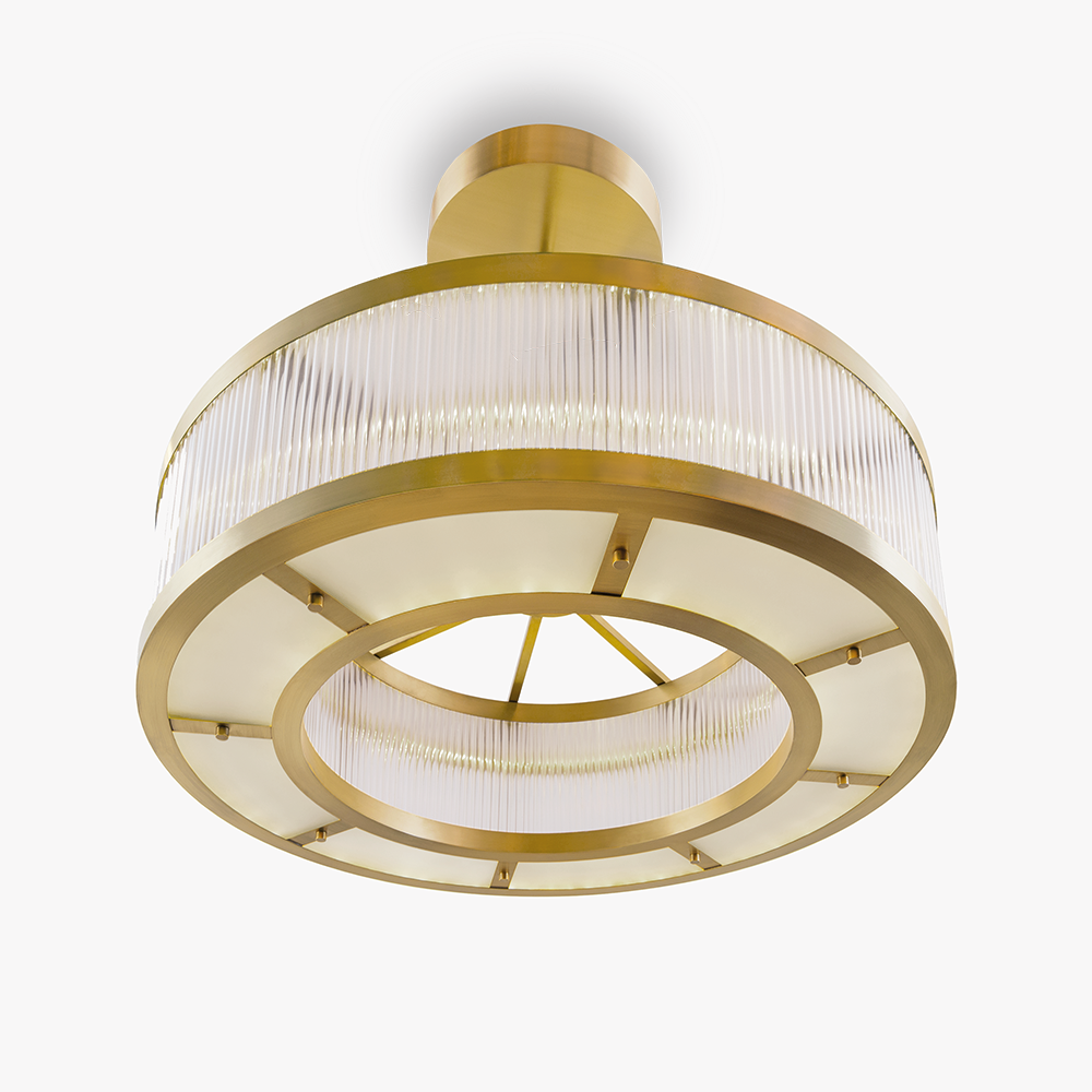 Burlington Gardens 2 Chandelier in Brushed Gold