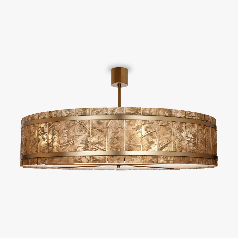 Dover Street Chandelier in Smoke