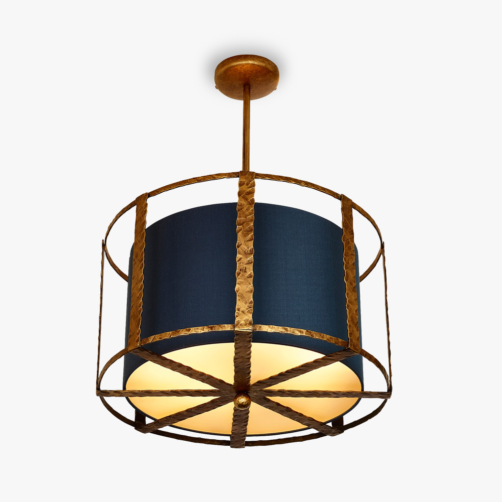 Aviary Ceiling Light in Antique Gold