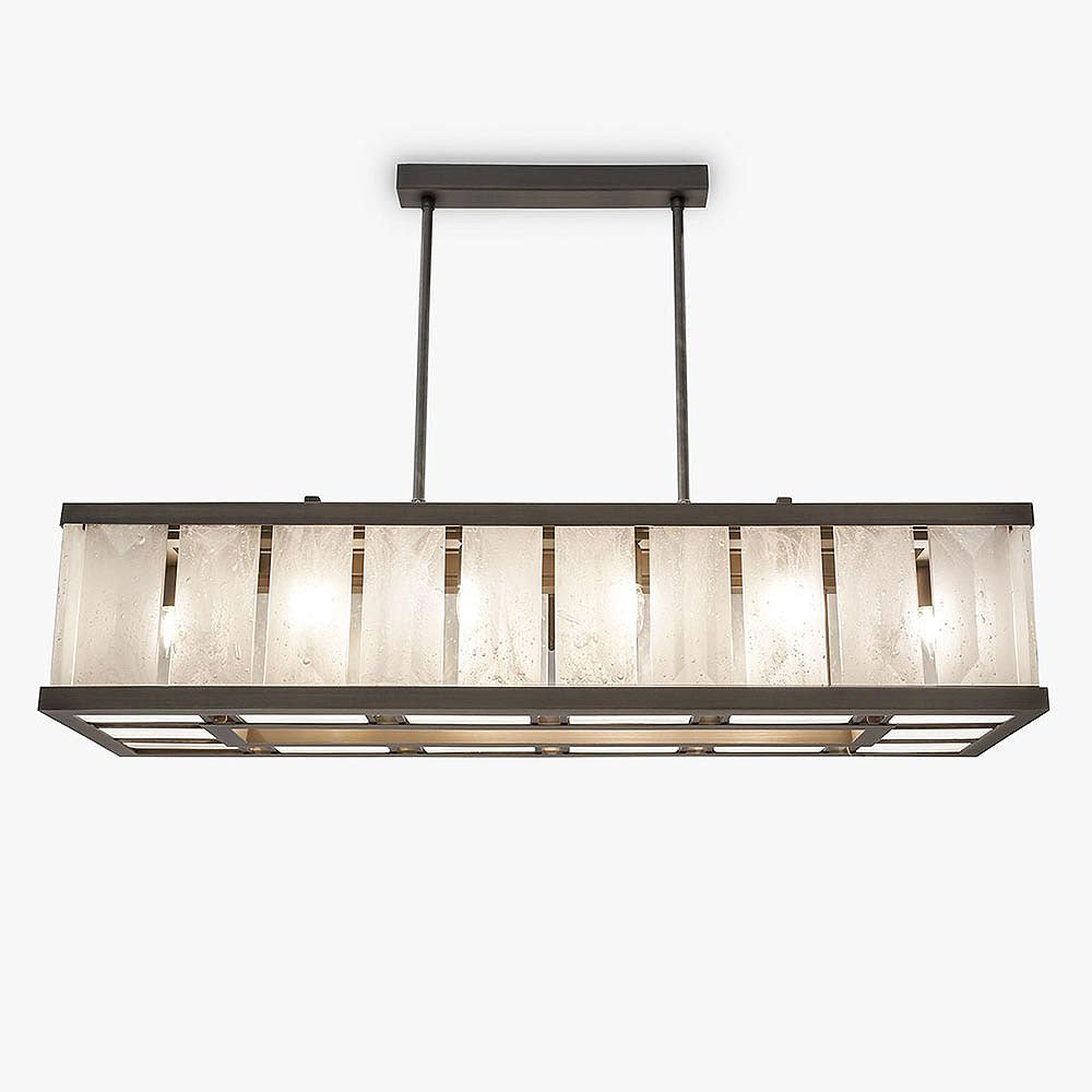 Facet Chandelier Rectangular