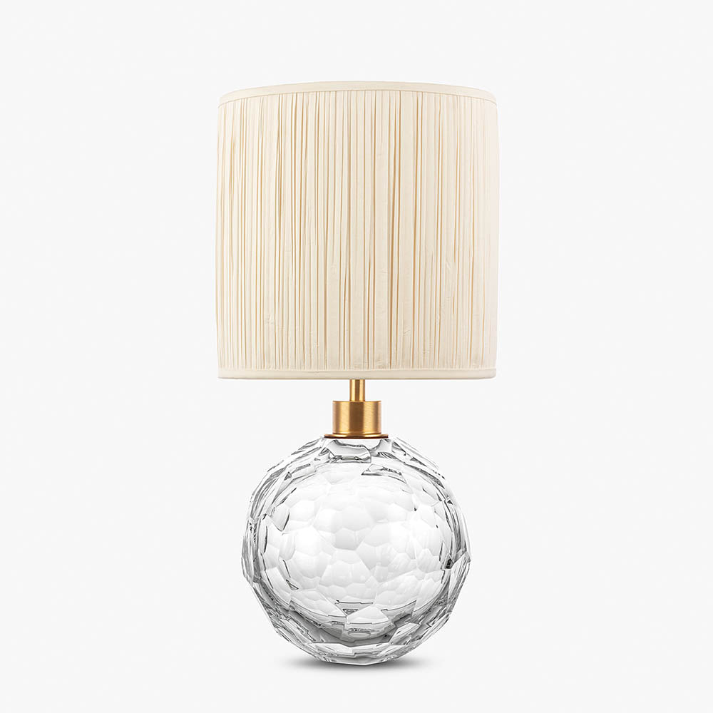 Diamond Round Small Lamp in Clear