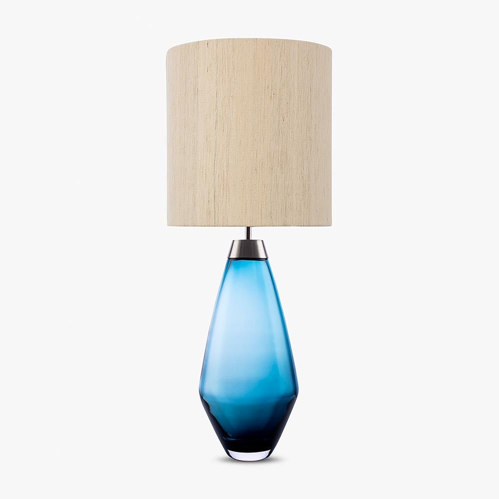 Bijou Large Lamp in Steel Blue