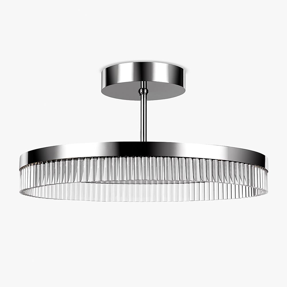 Belgrave Square Chandelier in Polished Nickel