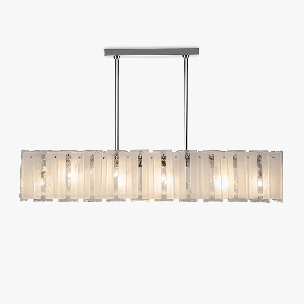 Lunar Chandelier in Polished Nickel