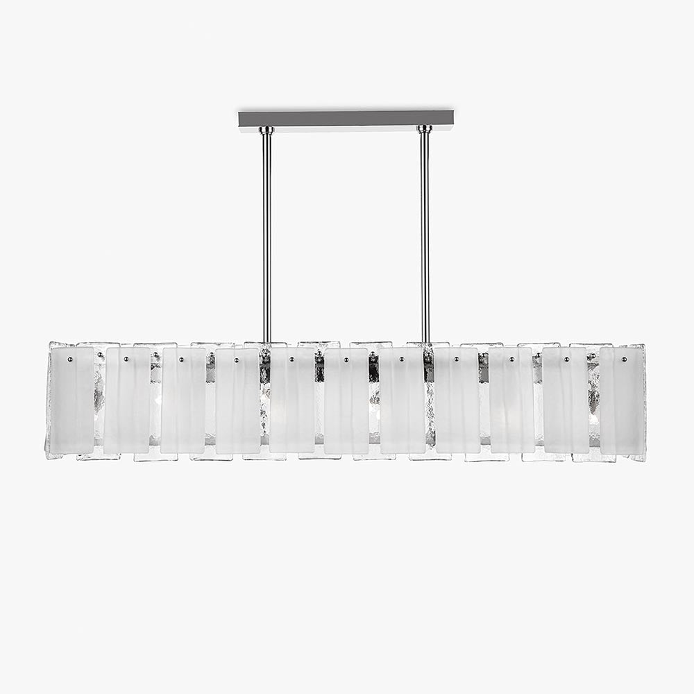 Lunar Chandelier in Polished Nickel