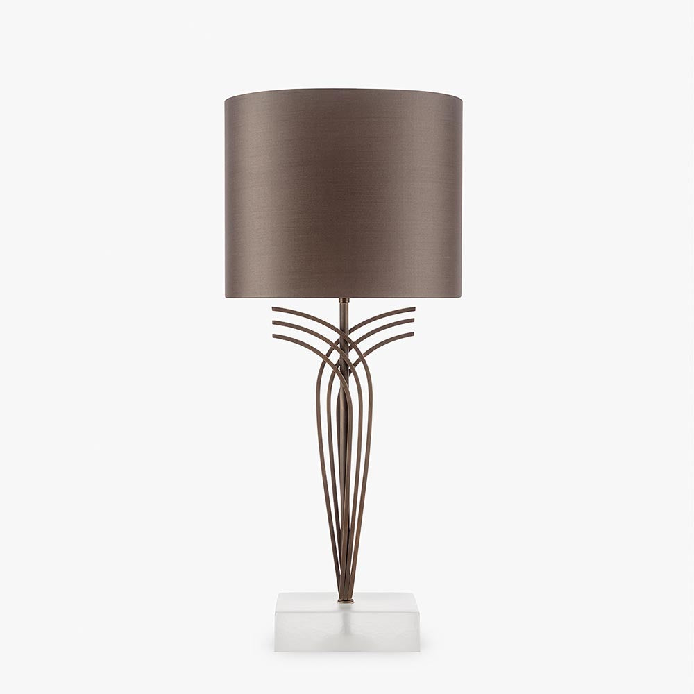 Brandt Lamp in Satin Clear