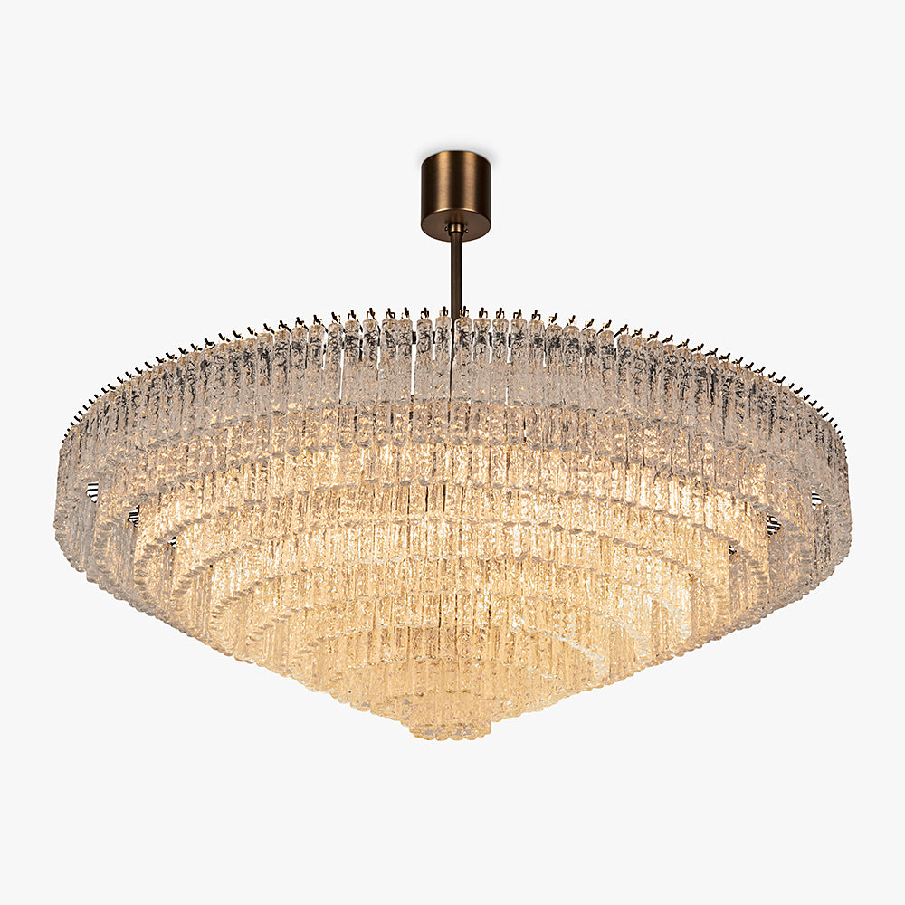 Villanova 2 Chandelier in Brushed Bronze