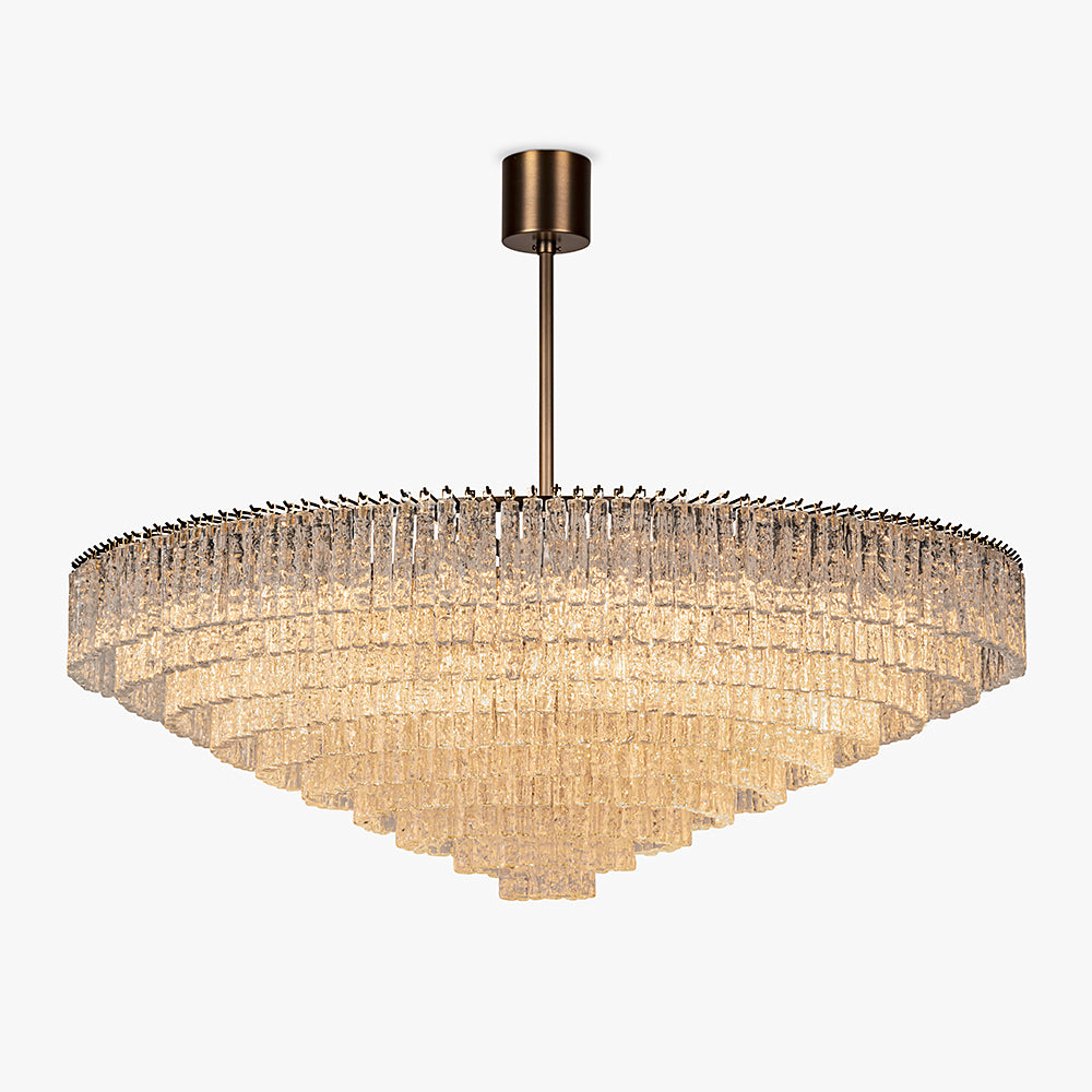 Villanova 2 Chandelier in Brushed Bronze