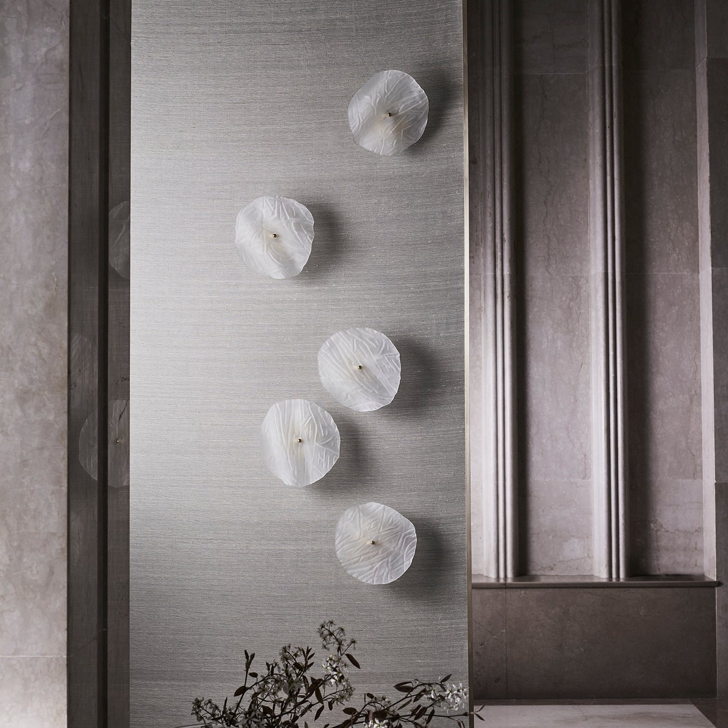 Ruffle Wall Light Large