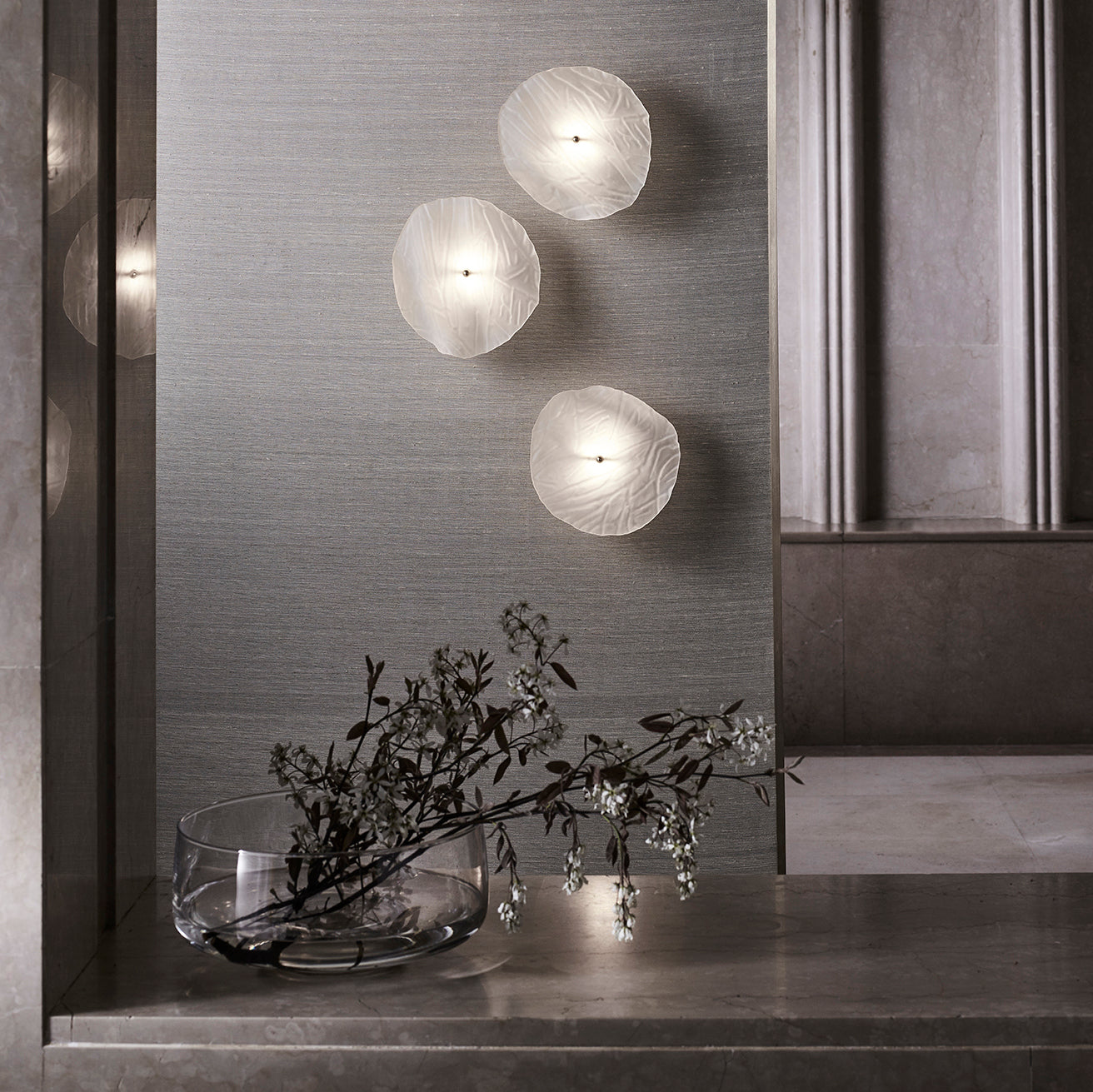 Ruffle Wall Light Large