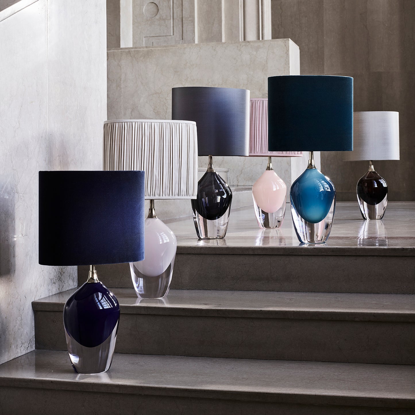 Bodice Lamp in Indigo