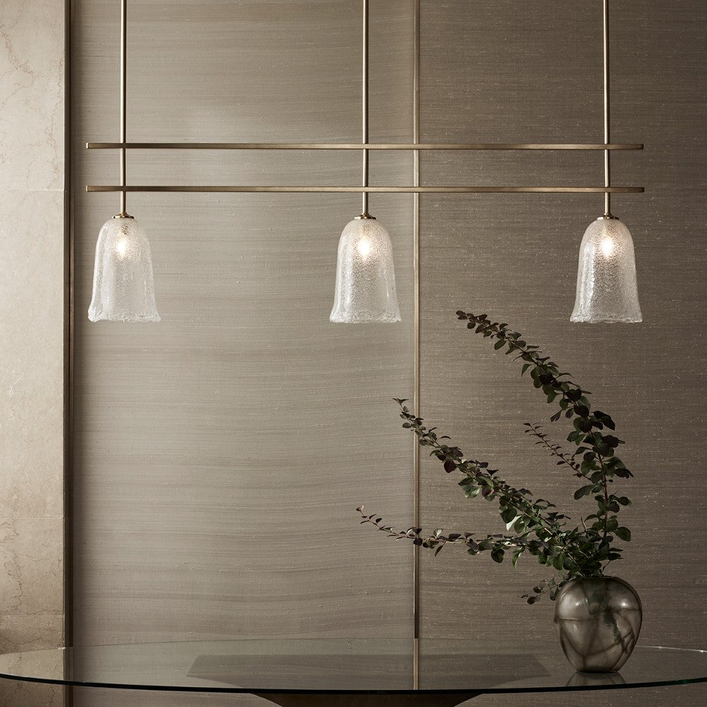 Regolith Ceiling Light in Brushed Gold