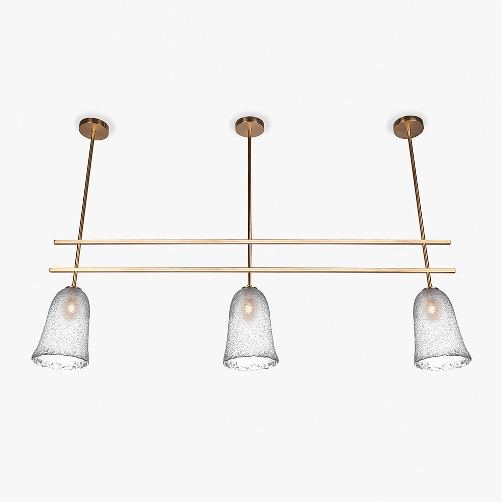 Regolith Ceiling Light in Brushed Gold