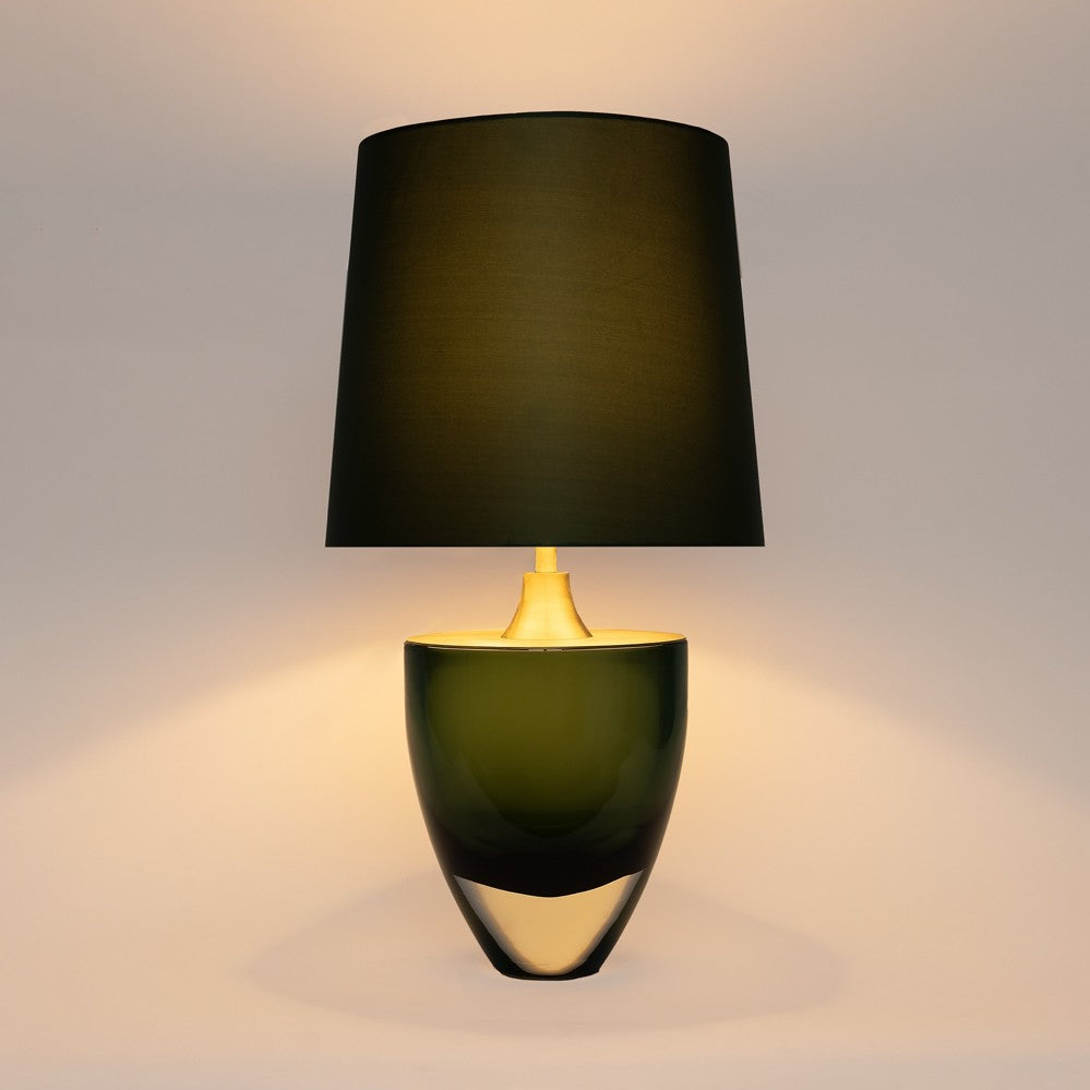 Chalice Small Lamp in Forest Green