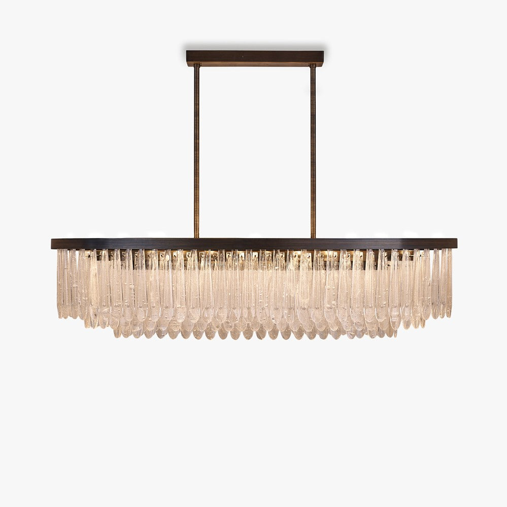 Triple Oval Droplet Chandelier