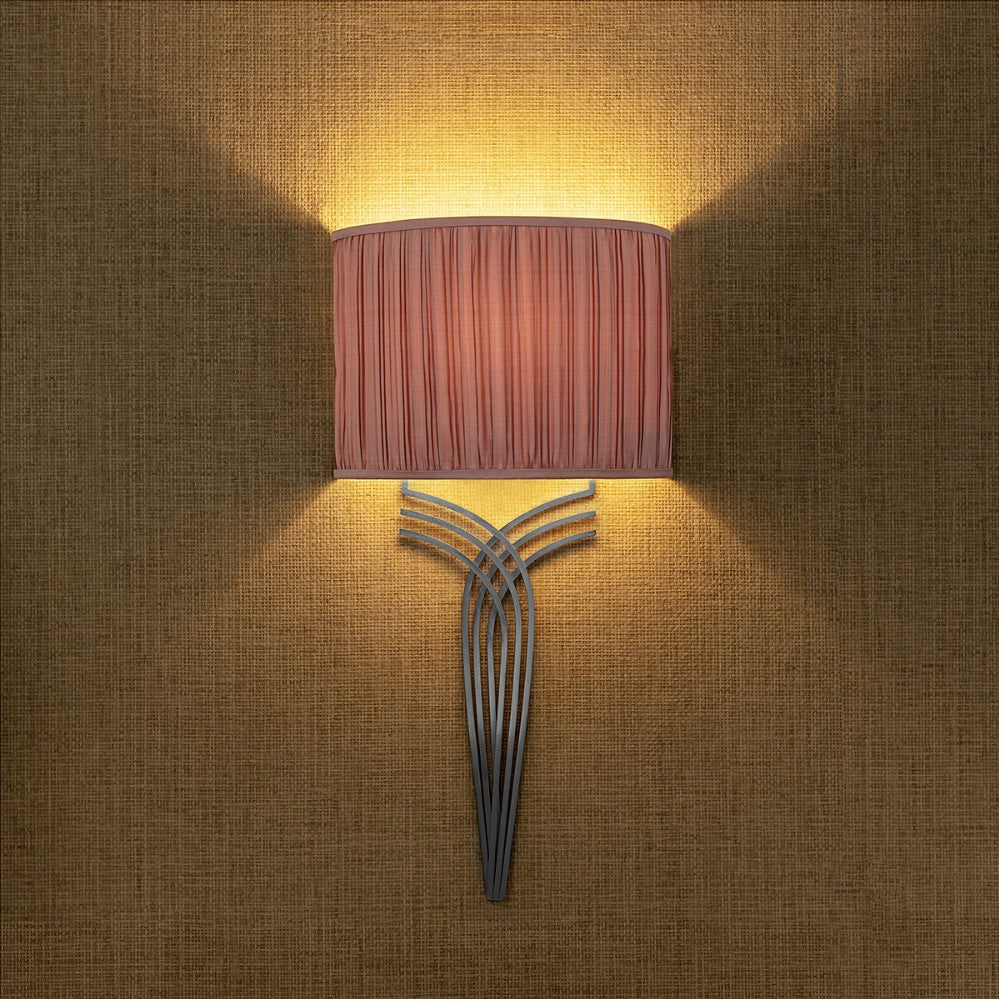 Brandt Wall Light in Brushed Nickel