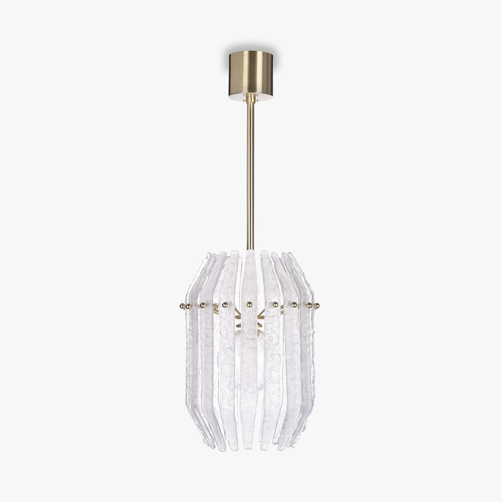 Zoe Pendant in Brushed Gold