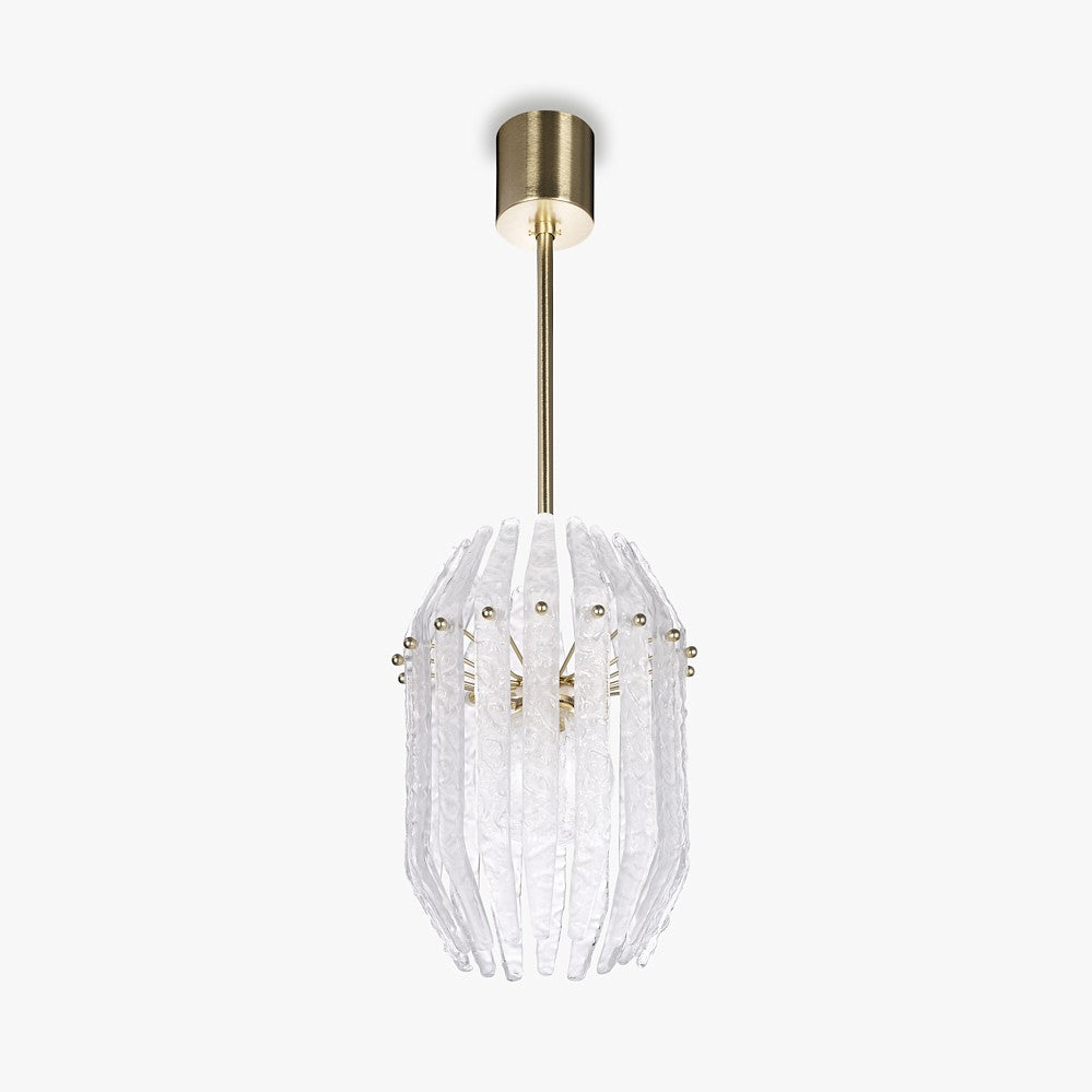 Zoe Pendant in Brushed Gold