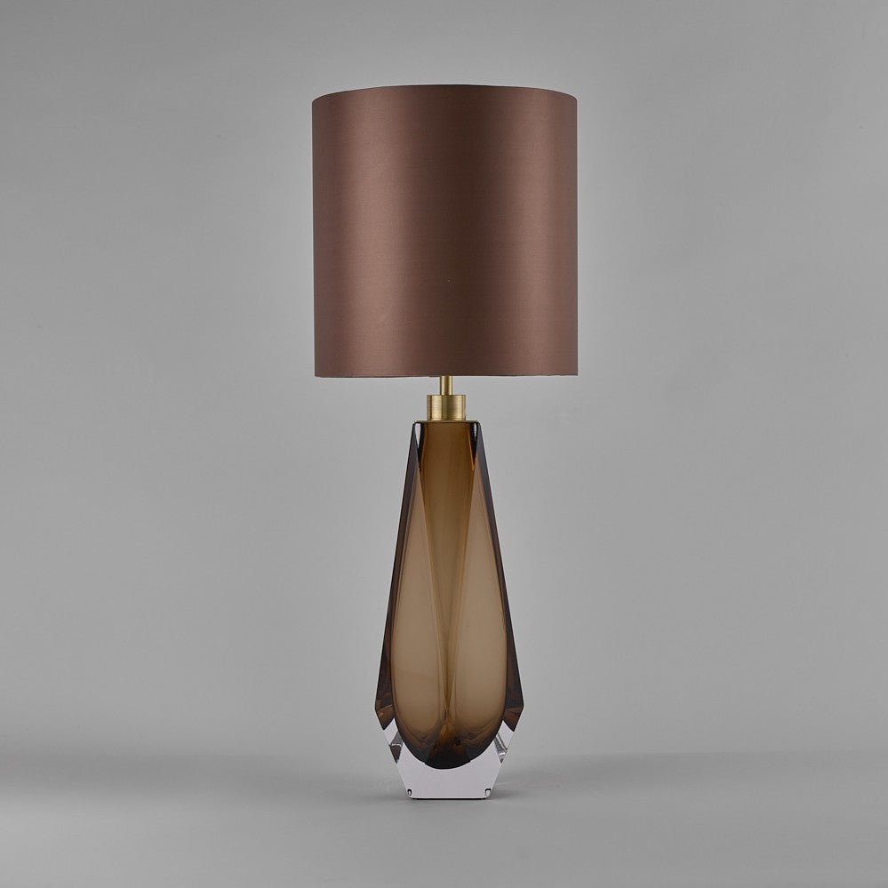 Diamond Large Lamp in Tobacco