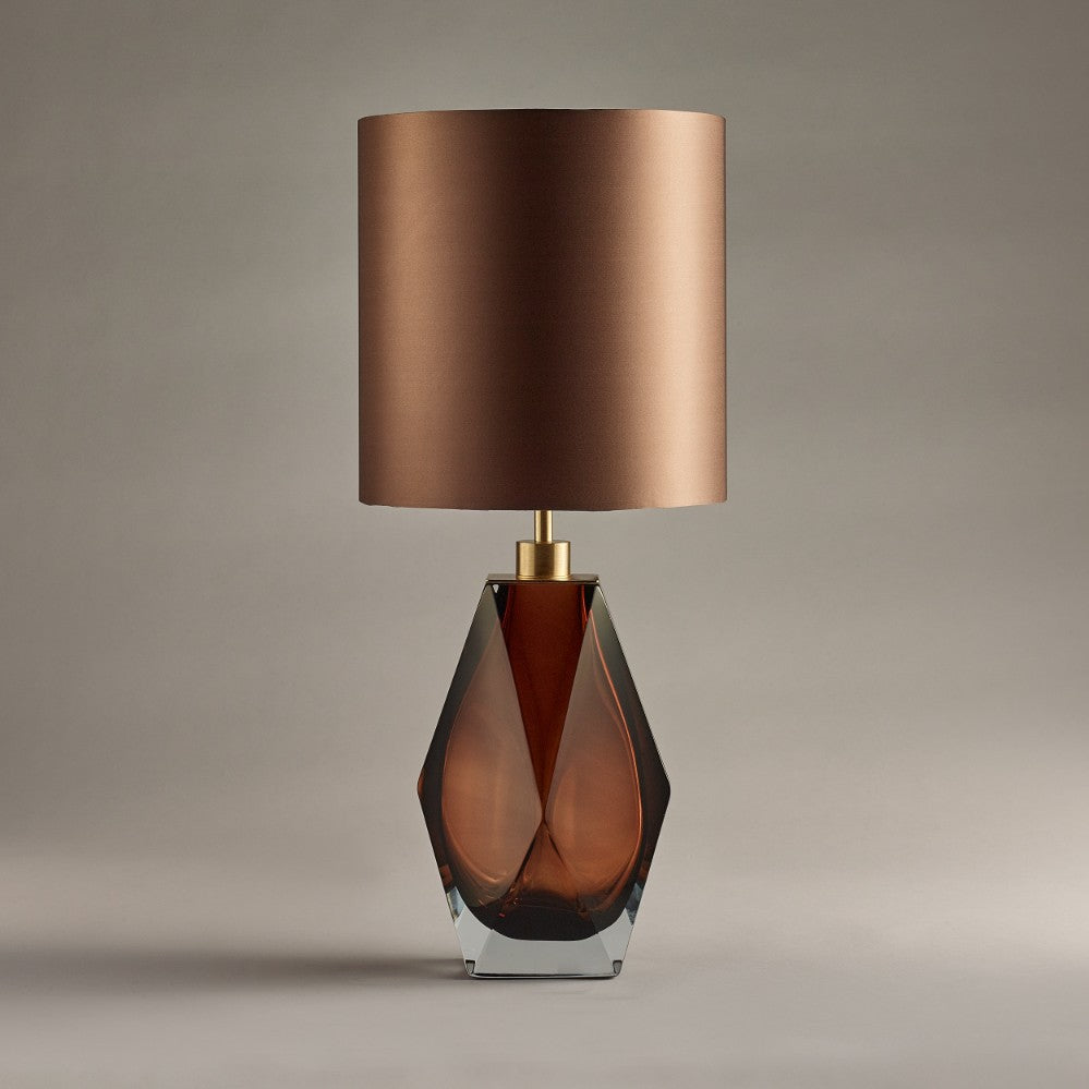 Diamond Medium Lamp in Tobacco