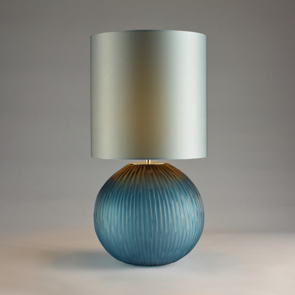 Cypress Lamp in Ocean Blue