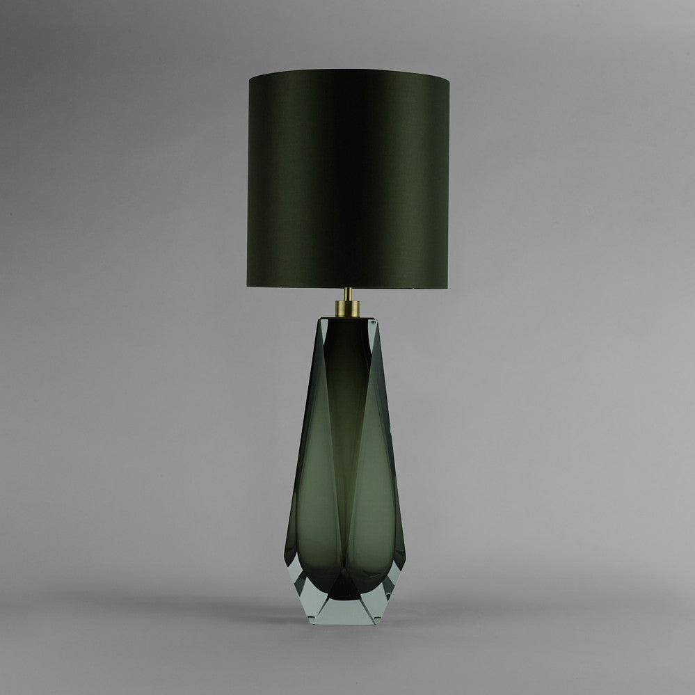 Diamond XL Lamp in Forest Green