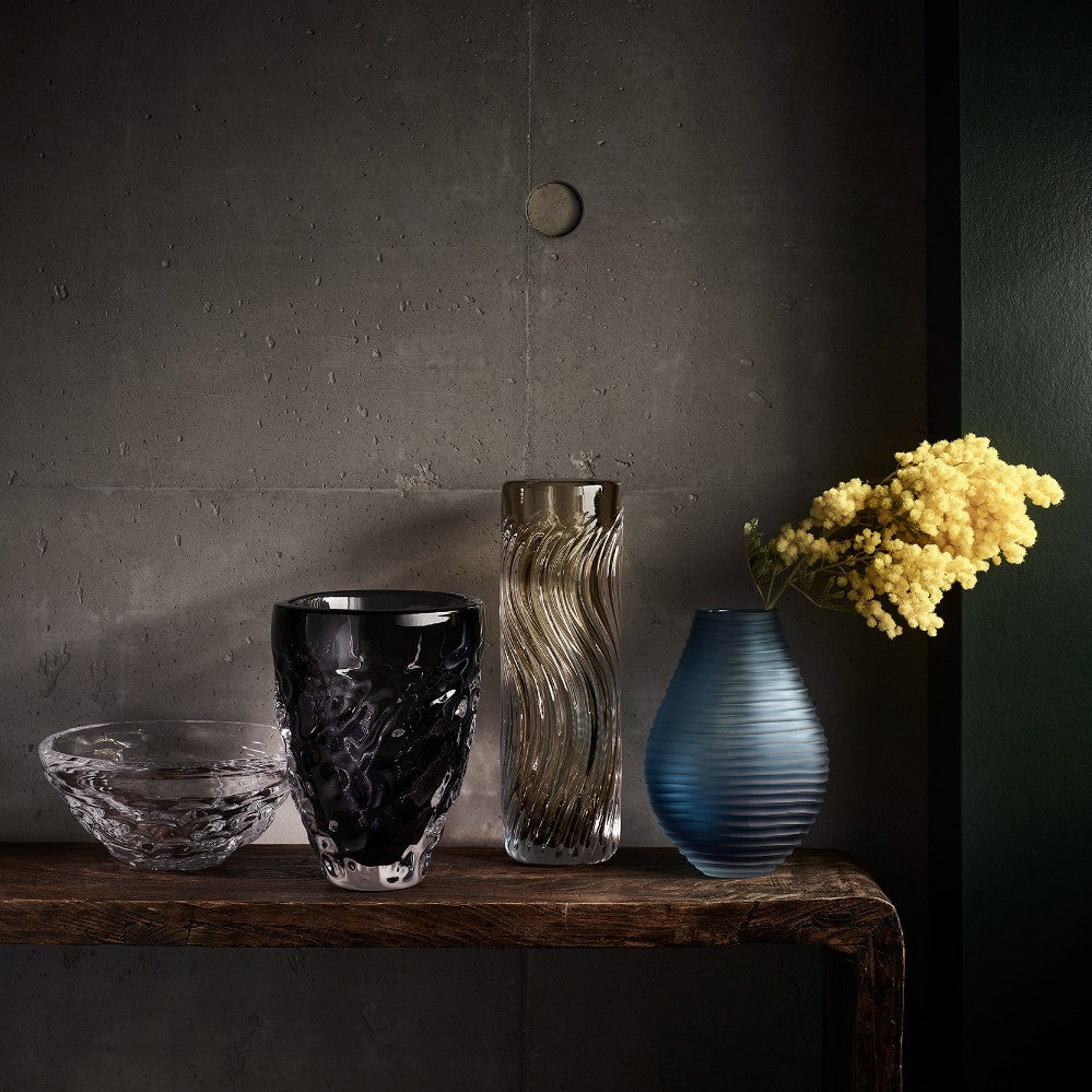 Lava Vase in Petrol Blue