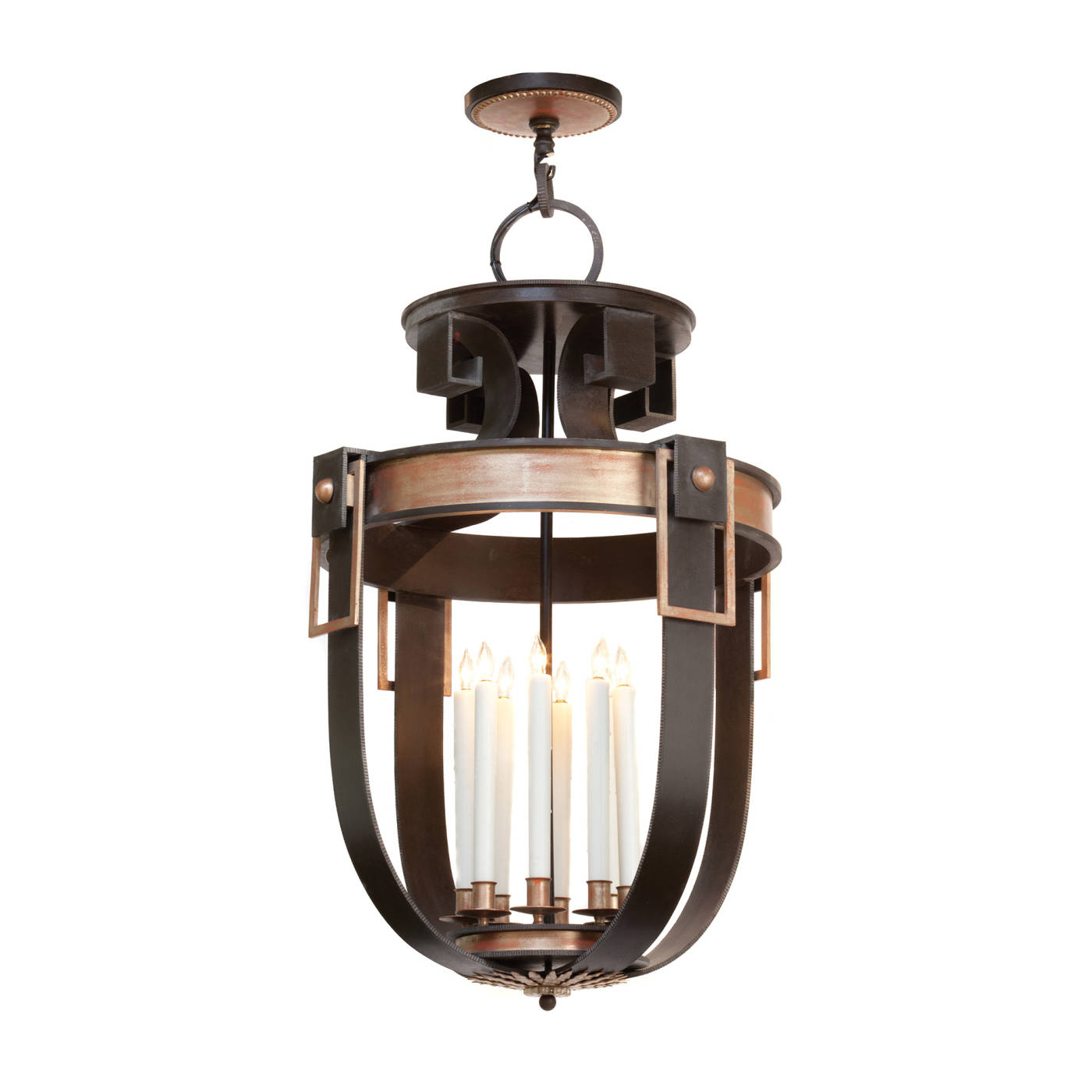 Apollo Lantern Large - Aged Iron