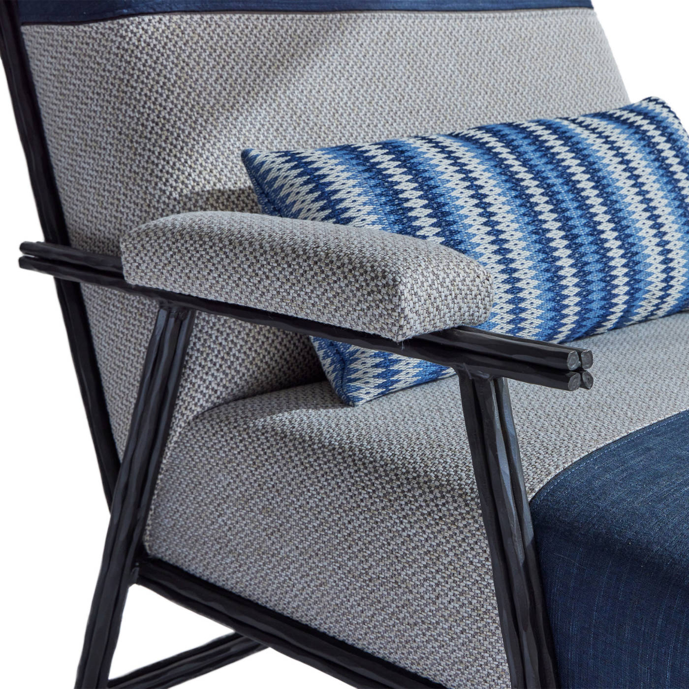 Savoy Lounge Chair Aged Iron