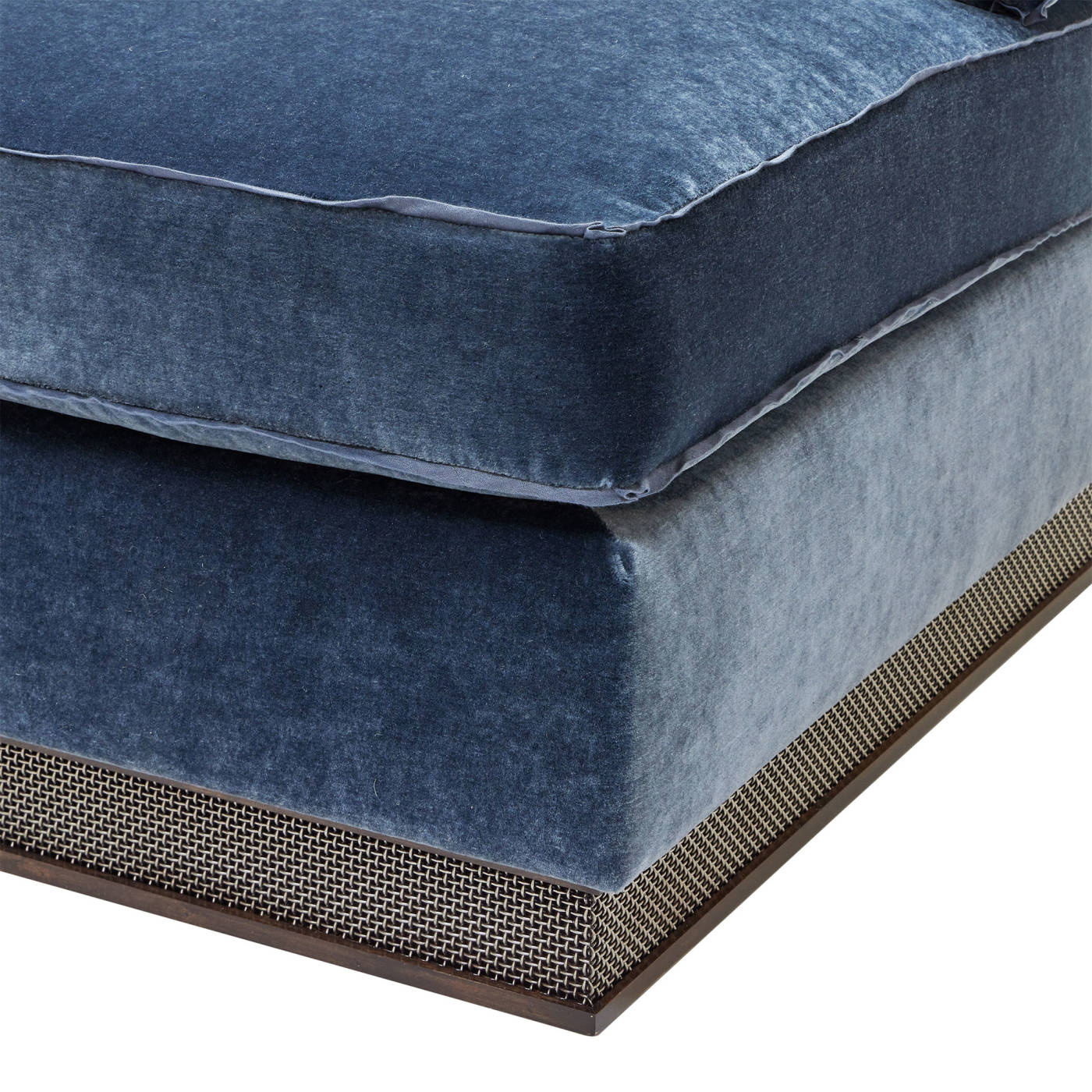 Seneca Banquette Armless With Stained Mesh Base