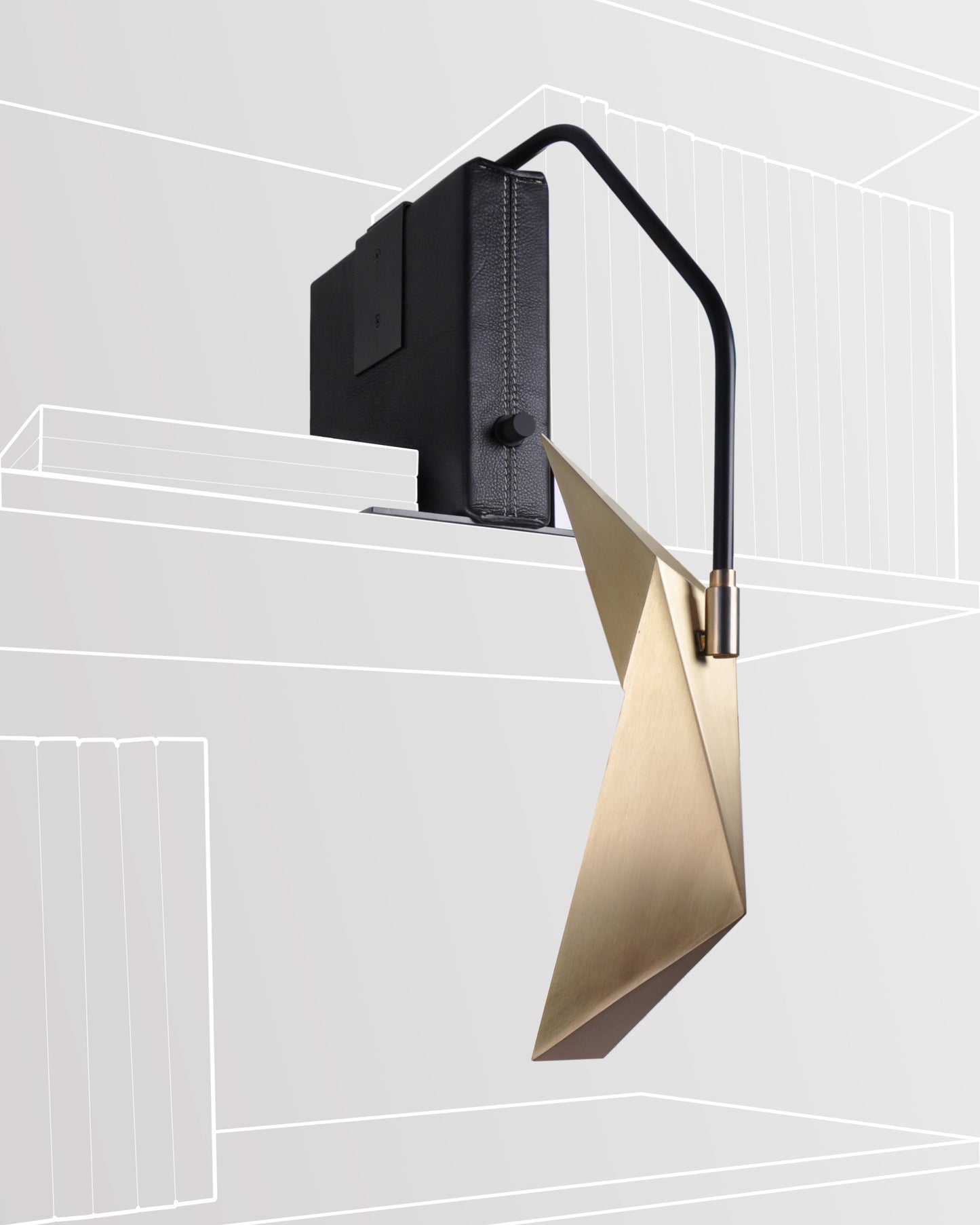 Volar Bookshelf Lamp