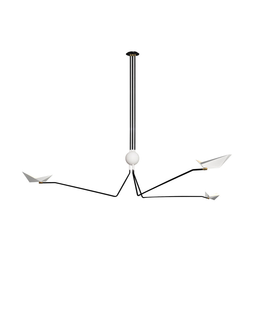 Volar 3 Arm Chandelier