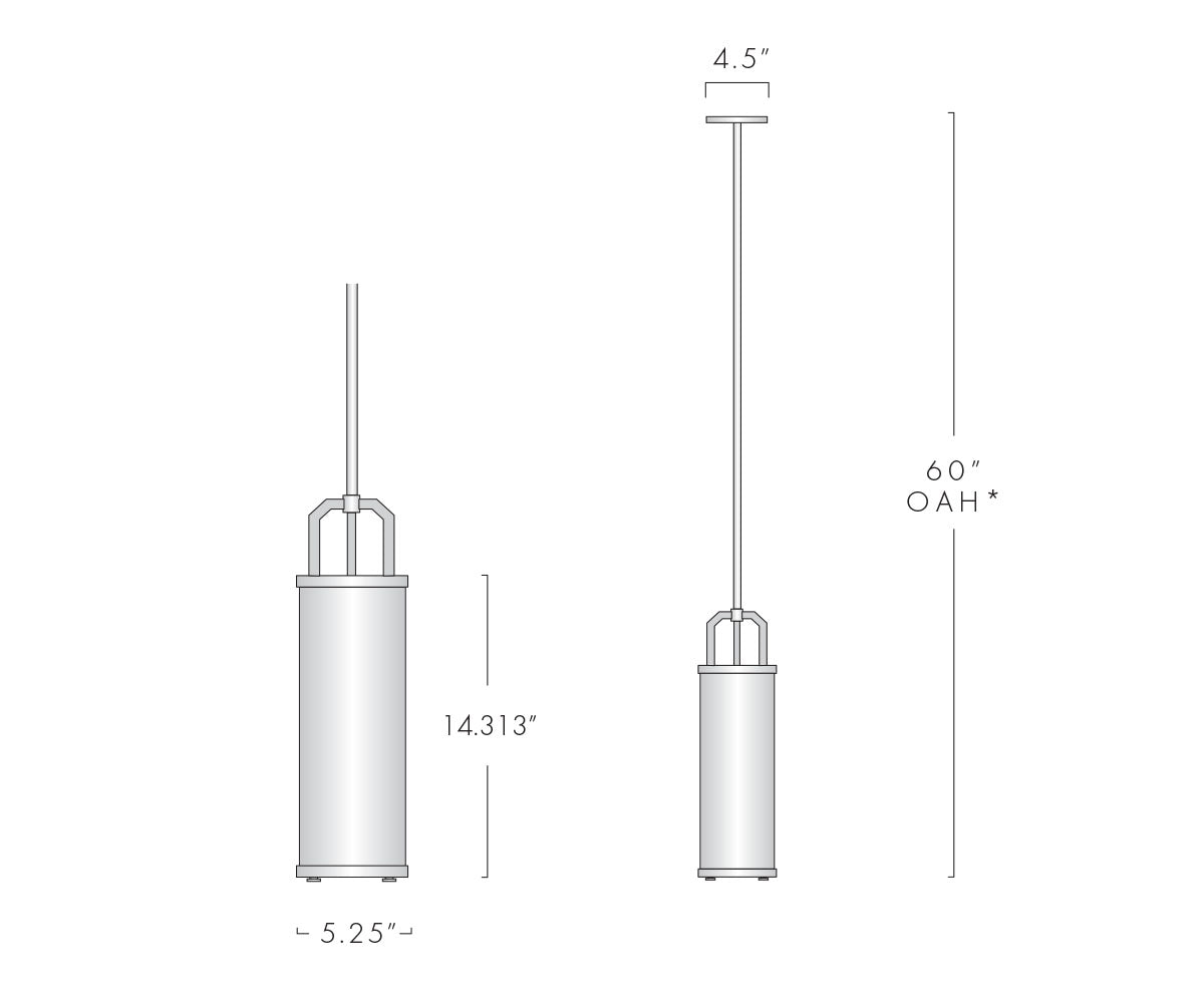Bouillant Cylinder Pendant