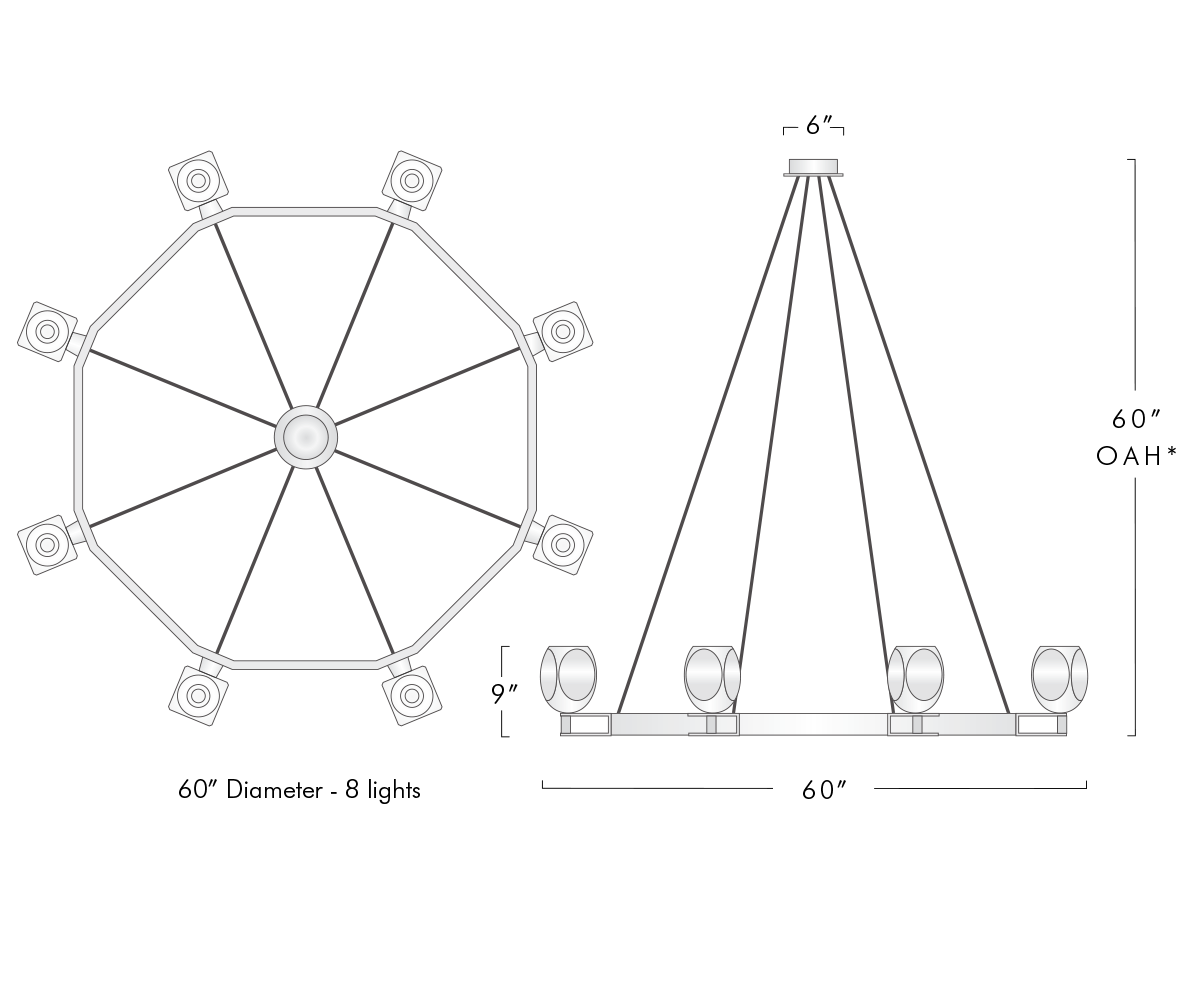 Chartier Circular Chandelier