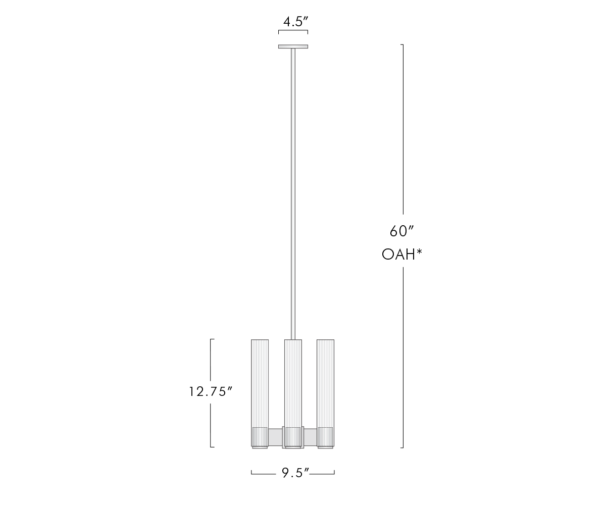 Pastis 4 Light Pendant