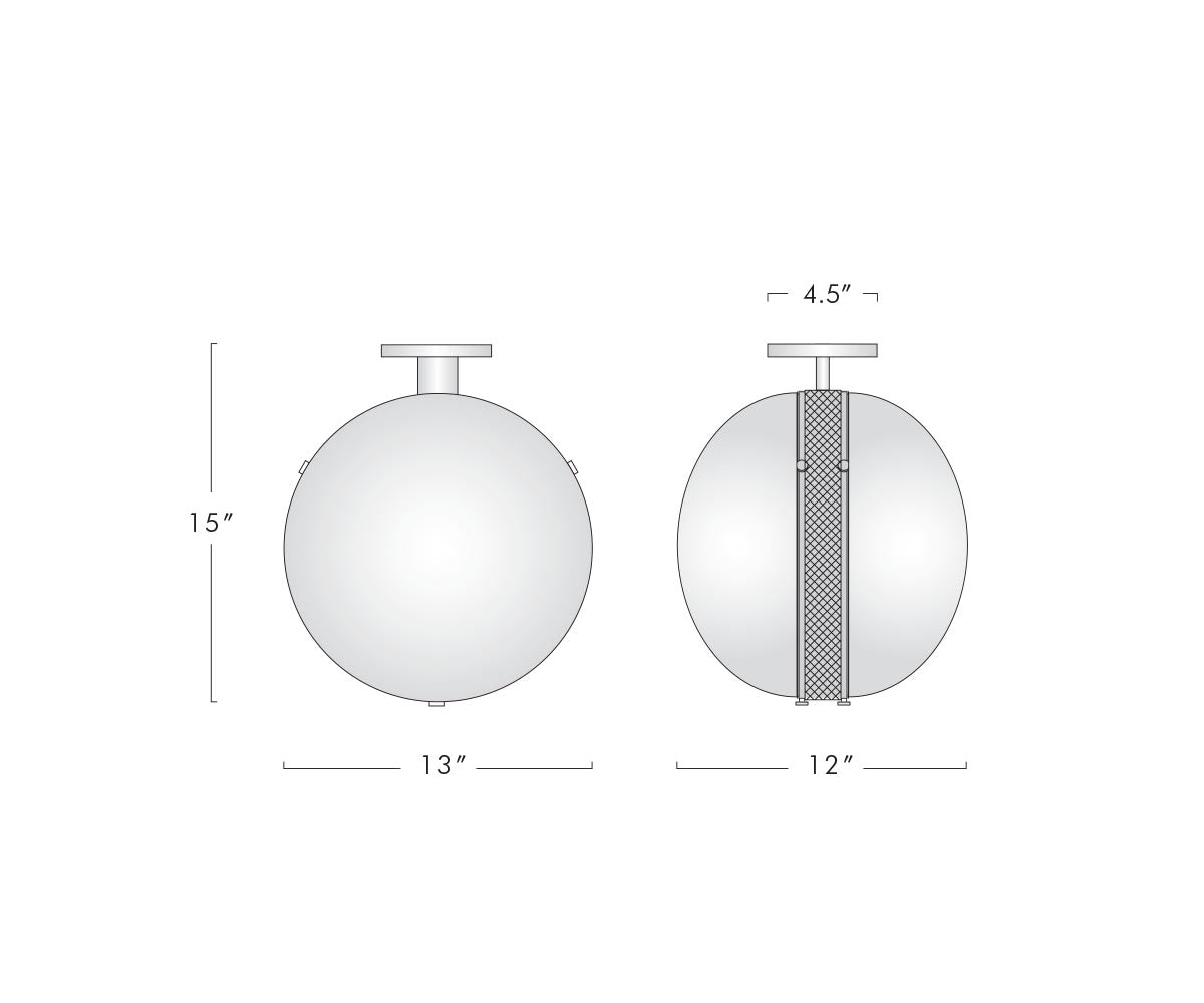 Roquebrun Flush Mount