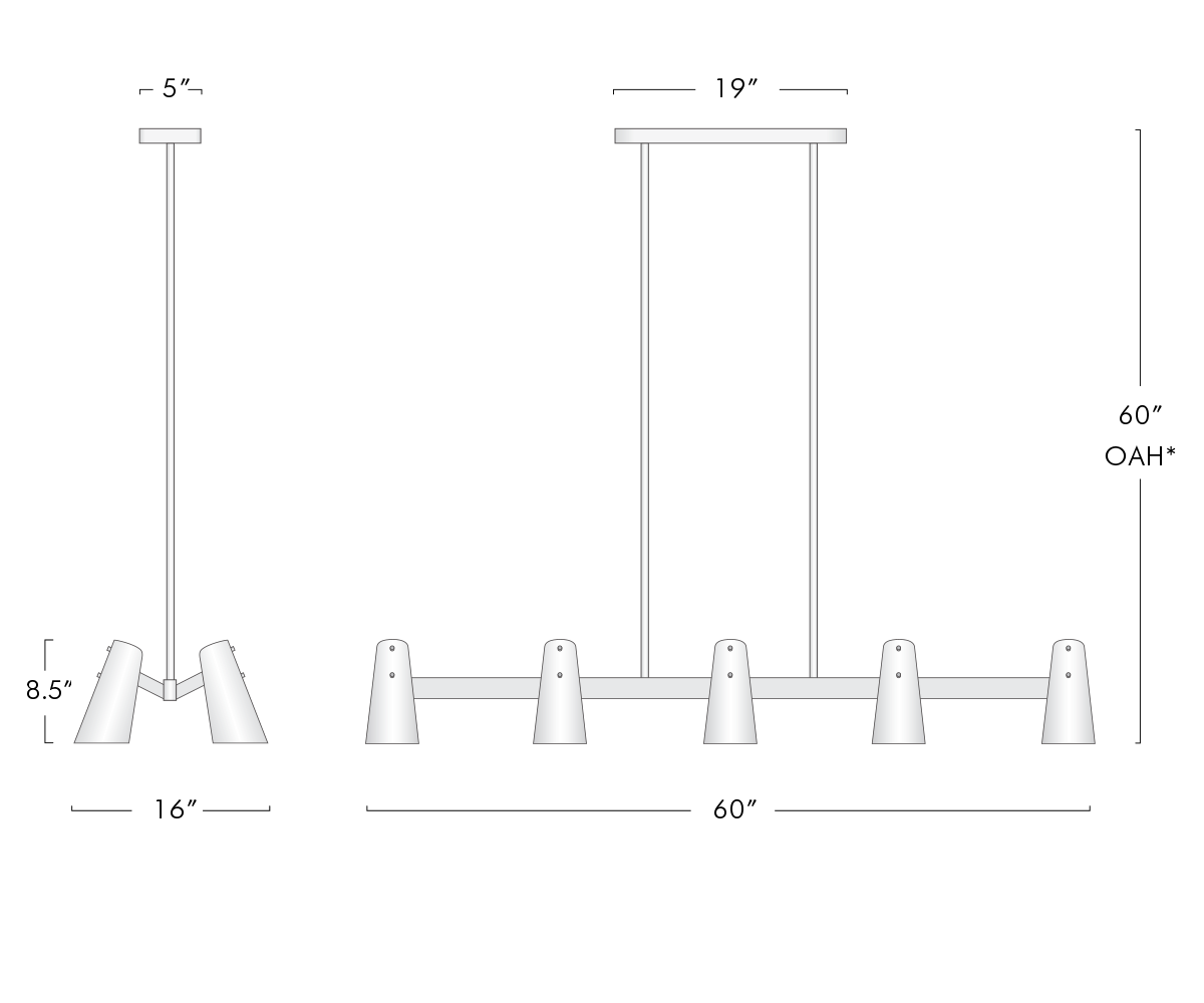Valette Linear Chandelier