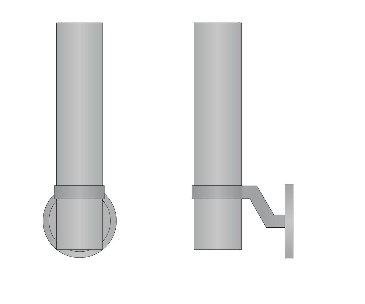 VOLTAIRE TALL SCONCE