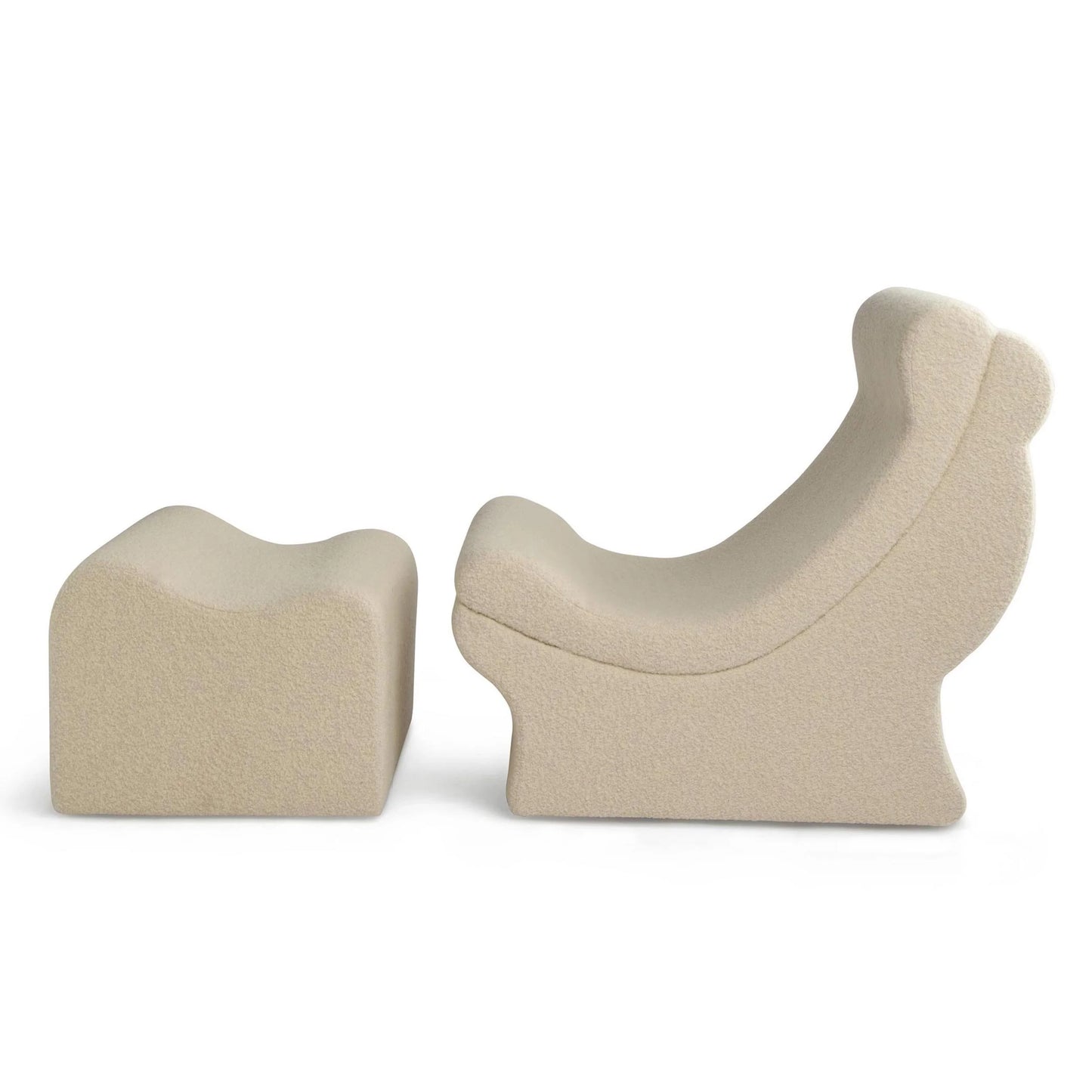CARLA Slipper Chair and Ottoman
