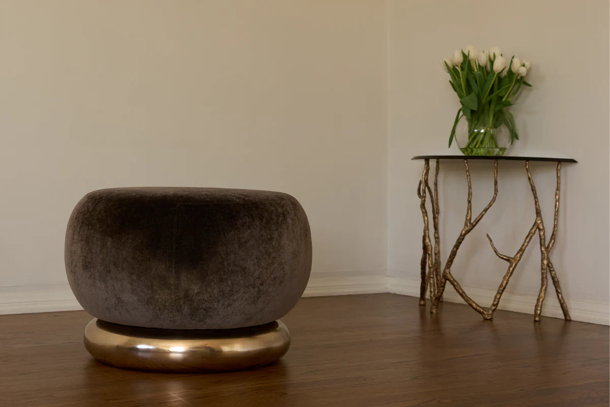 Echo Ottoman (Bronze)