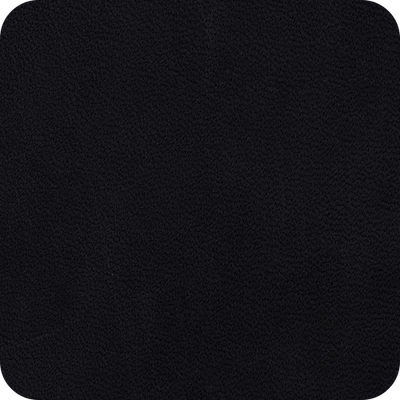 Black Rondelle Leather