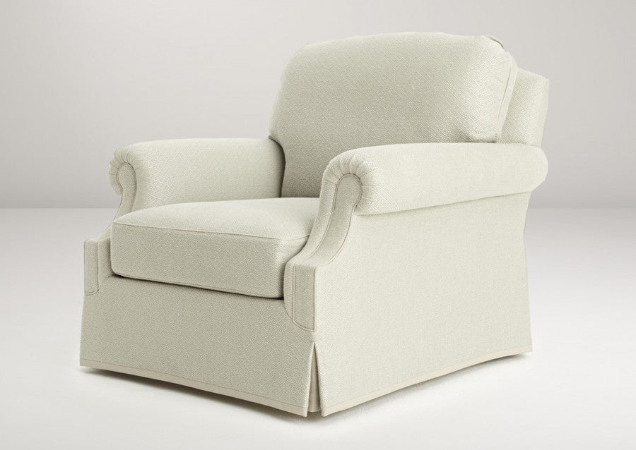 St. Andrew skirted lounge chair