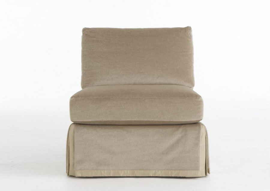 St. Claire skirted slipper chair