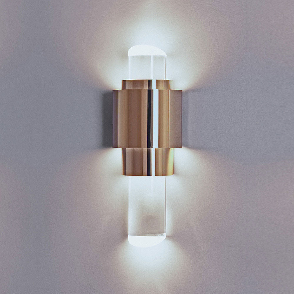 Faro Wall Light Small in Polished Nickel